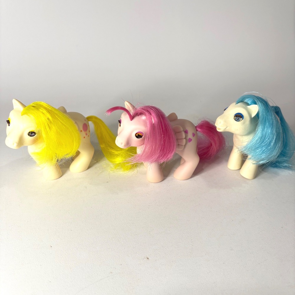Vintage 1986 My Little Pony G1 Beddy Bye Eyes Baby Lofty Heart Throb Sleepy Pie